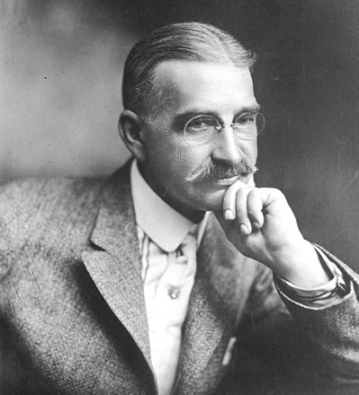 Portrait of american writer L. Frank Baum