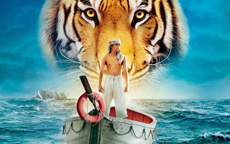 Scene of the movie Life of Pi