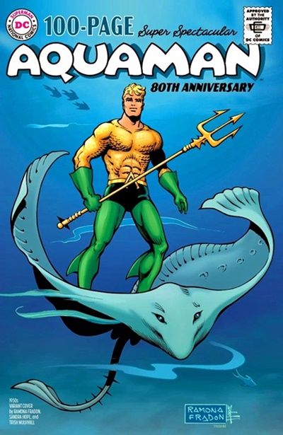 Cover of the Aquaman comic book published by DC Comics